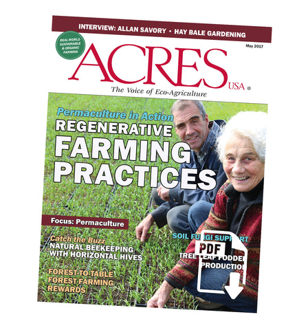 Acres U.S.A. Magazine May 2017 Front Cover